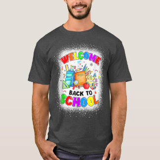 T-shirt Bienvenue À L'École Premier Jour De L'École Enseig