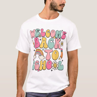 T-shirt Bienvenue À L'École Professeur Appréciation Garçon