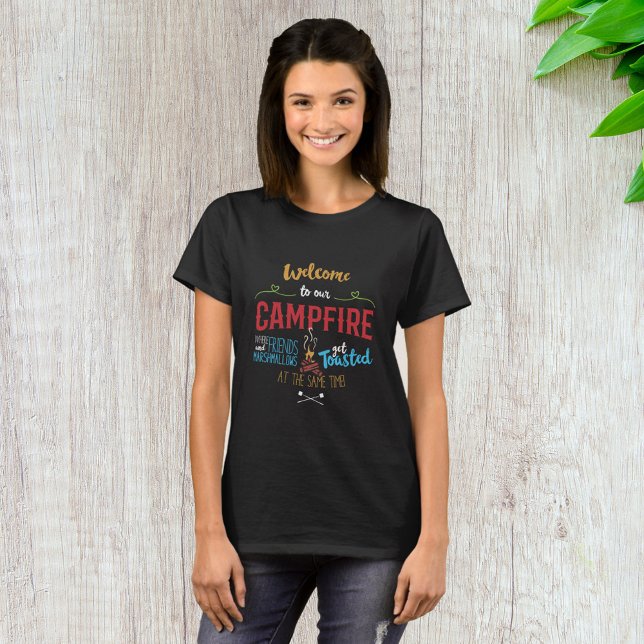 T-shirt Bienvenue à notre feu de camp (Créateur téléchargé)