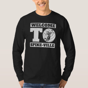 T-shirt Bienvenue À Spike Ville Volleyball Team Volleyball