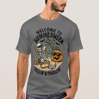 T-shirt Bienvenue à Summerween et Thrillin Summer Hallowee