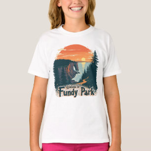 T-shirt Bienvenue au parc national canadien Fundy