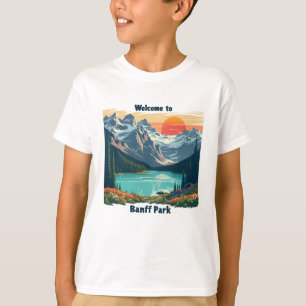 T-shirt Bienvenue au parc national du Canada Banff
