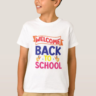 T-shirt Bienvenue au retour à l'école