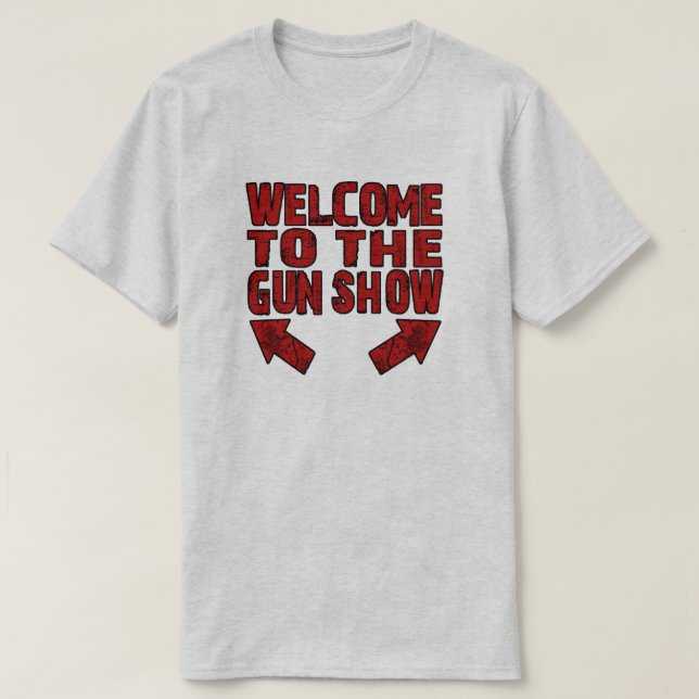 T-shirt Bienvenue au Salon des armes (Design devant)