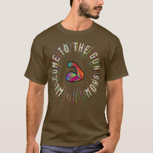T-shirt Bienvenue Au Sunburst Fle Show Gun