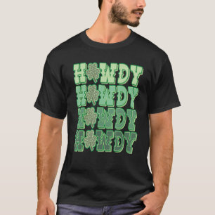 T-shirt Bienvenue Chanceux Cow-boy Western Saint-Patrick I