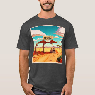 T-shirt Bienvenue dans l'arrière-plan