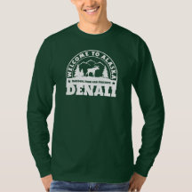 Bienvenue en Alaska. Denali - Logo blanc