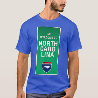 T-shirt Bienvenue en Caroline du Nord