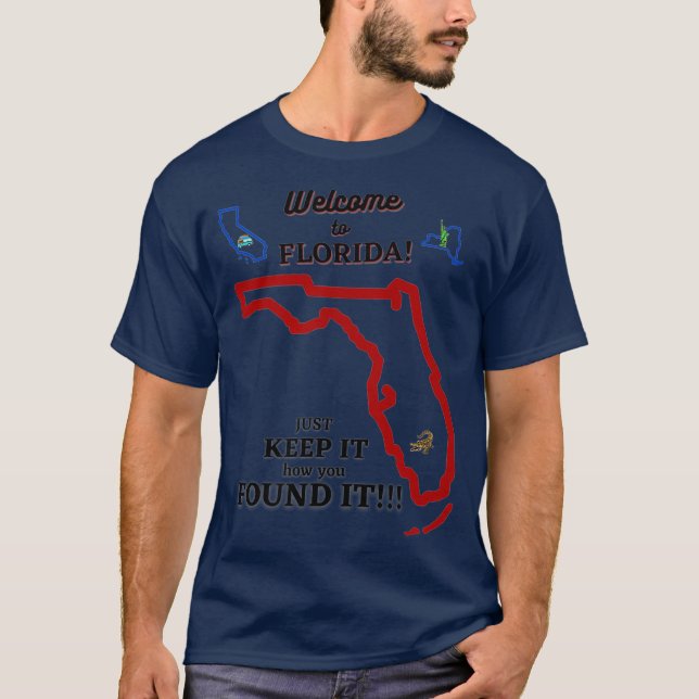 T-shirt Bienvenue en Floride (Devant)