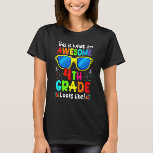 T-shirt Bienvenue Quatrième année Mignon Incroyable 4e ann