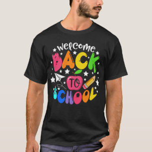T-shirt Bienvenue Retour à l'école Premier jour de l'école