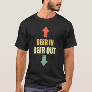 T-shirt Bière À L'Entrée Et À L'Extérieur Pour Les Hommes 