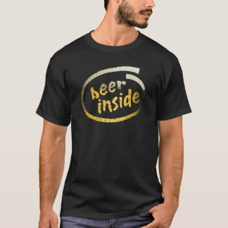 T-shirt Bière à l'intérieur