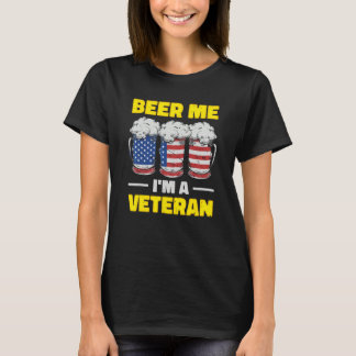 T-shirt Bière à moi je suis un vétain Jour des vétérans mi