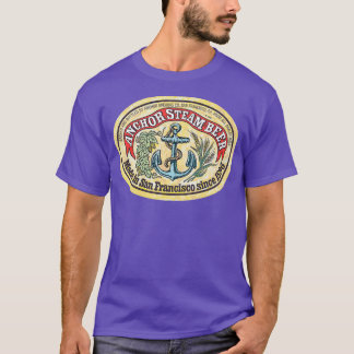 T-shirt Bière à vapeur vintage Ancre