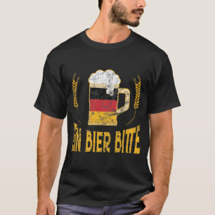 T-shirt Bière allemande du drapeau un de Bitte de civièr