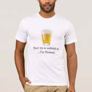 T-shirt Bière allemande - Humour+Drapeau