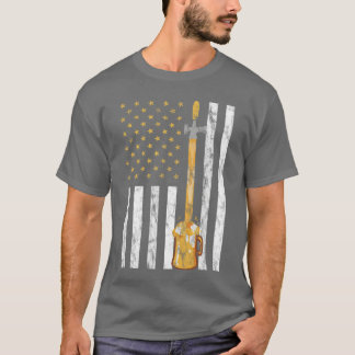 T-shirt Bière artisanale Drapeau américain USA 4 juillet B