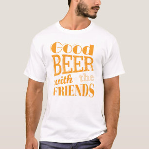 T-shirt Bière avec meilleur ami