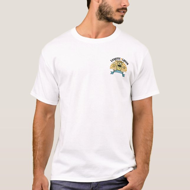 T-shirt Bière blonde allemande folle (Devant)