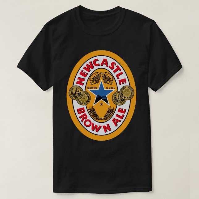 T-shirt Bière brune Newcastle (Design devant)