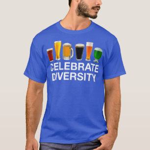 T-shirt Bière Célébrer la diversité Artisanat Bière Boire