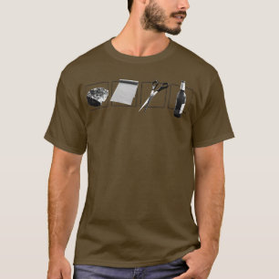 T-shirt Bière Ciseaux Papier Rocher