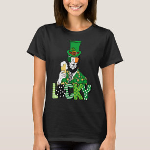 T-shirt Bière de la Saint Patrick Drôle Lucky Abraham Linc