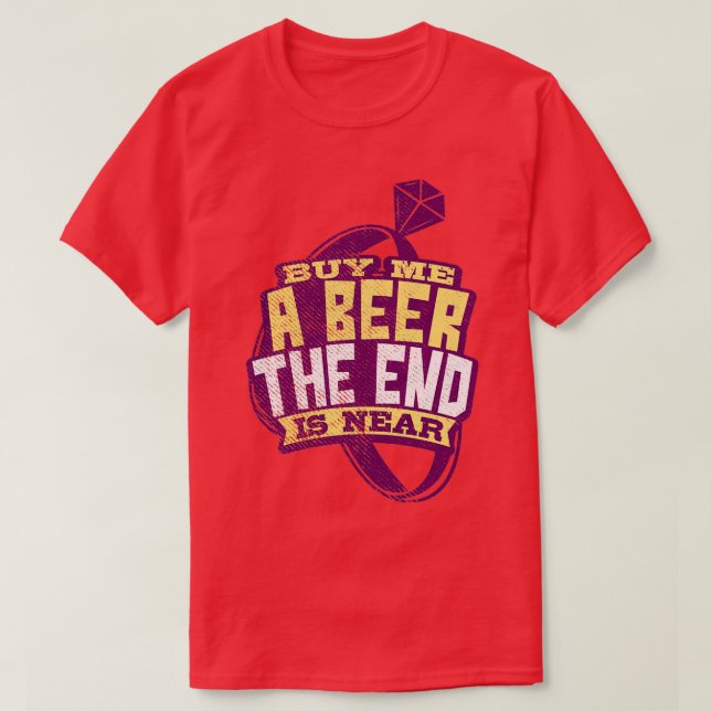 T-shirt Bière de mariage (Design devant)