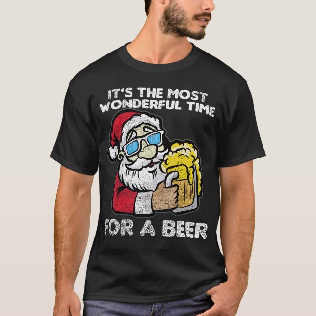 T-shirt Bière de Père Noël (Devant)