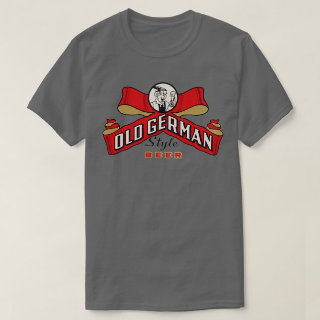 T-shirt Bière de style ancien allemand (Design devant)