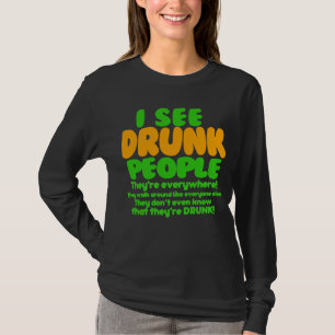 T-shirt Bière de vert du jour de St Patrick drôle