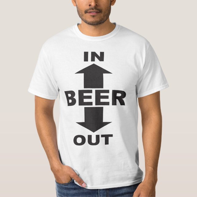 T-SHIRT BIÈRE DEDANS (Devant)