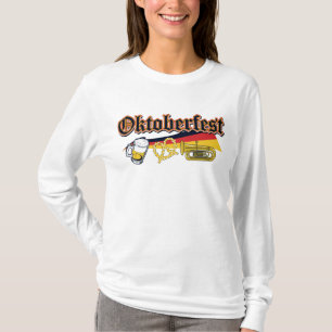 T-shirt Bière d'Oktoberfest, Tuba et Bretzel