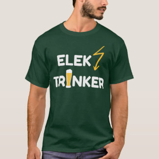 T-shirt Bière électrique disant
