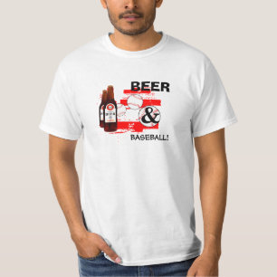 T-shirt Bière et baseball version 4