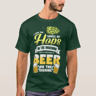 T-shirt Bière et houblon Aroma Bière Lover Iced Cold Beer