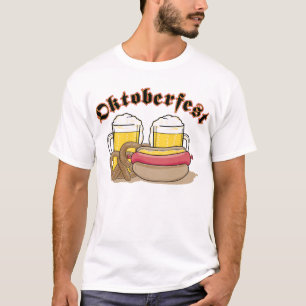 T-shirt Bière et saucisson Oktoberfest