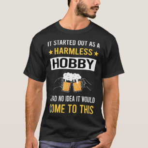 T-shirt Bière Hobby Harmless Home Brasserie Brasserie Bras