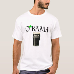 T-shirt Bière irlandaise noire d'Obama