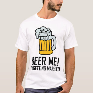 T-shirt Bière je que je me marie
