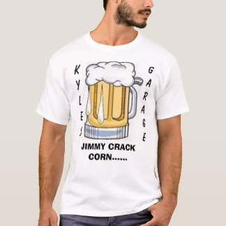 T-shirt bière, K YLES      , GARAGE, MAÏS de FENTE de