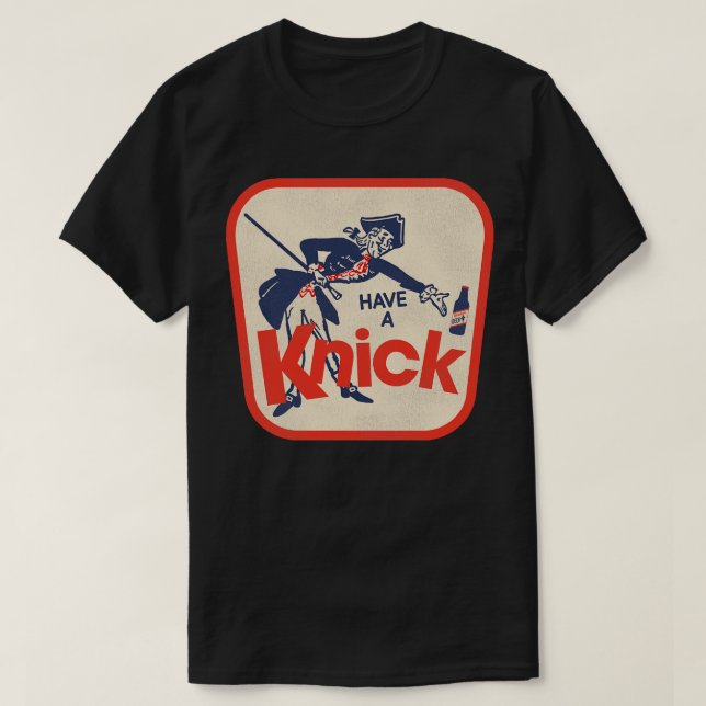 T-shirt Bière KNICKERBOCKER vintage (Design devant)
