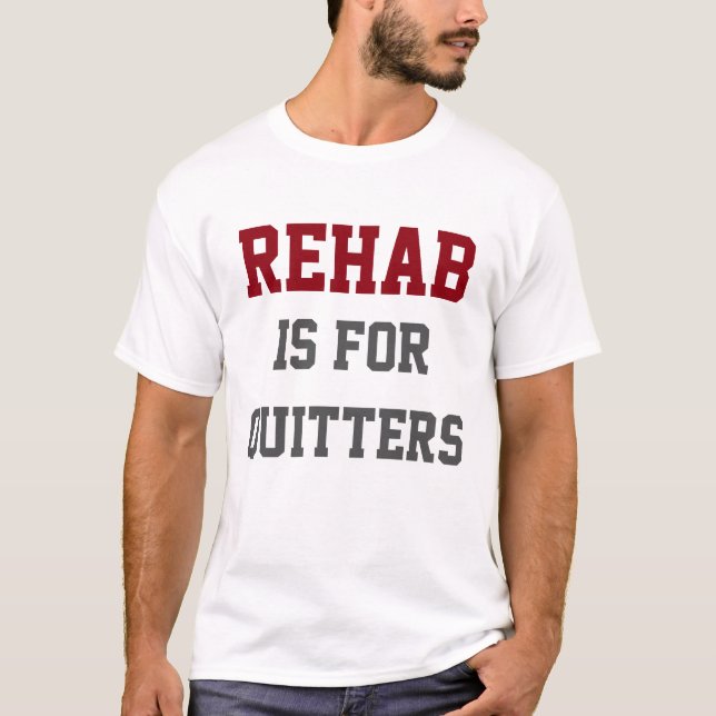 T-shirt Bière - La désintox est pour les pourboires (Devant)