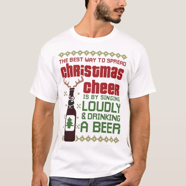 T-shirt Bière - La Meilleure Façon De Faire Passer La Fête (Devant)