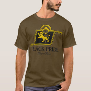 T-shirt Bière Lager Black Pride Rétro Déficit Wisconsin Br