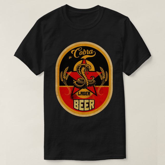 T-shirt Bière Lager Cobra (Design devant)
