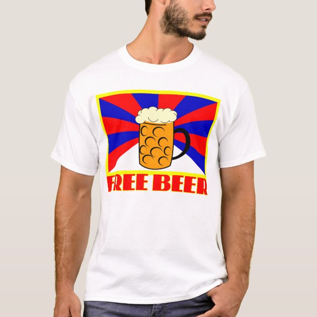 T-shirt Bière libre (Devant)